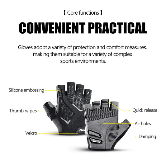 GymGrip Performance Cycling Gloves