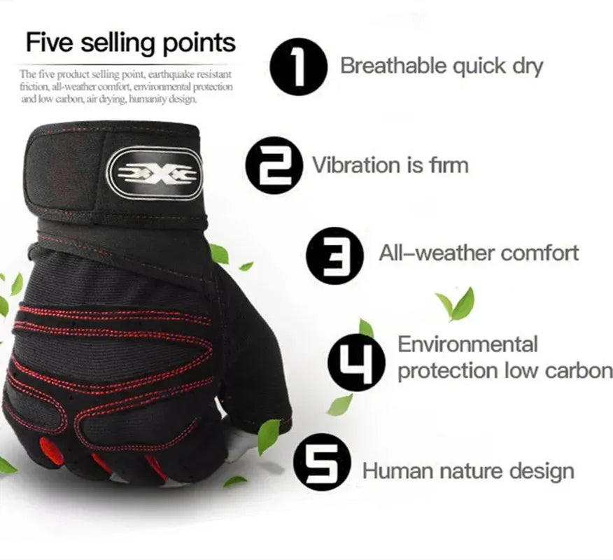 GymGrip Training Gloves – Wrist Support