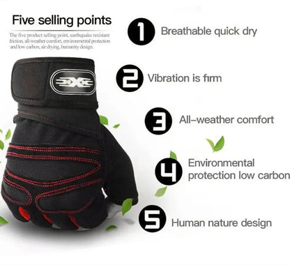 GymGrip Training Gloves – Wrist Support