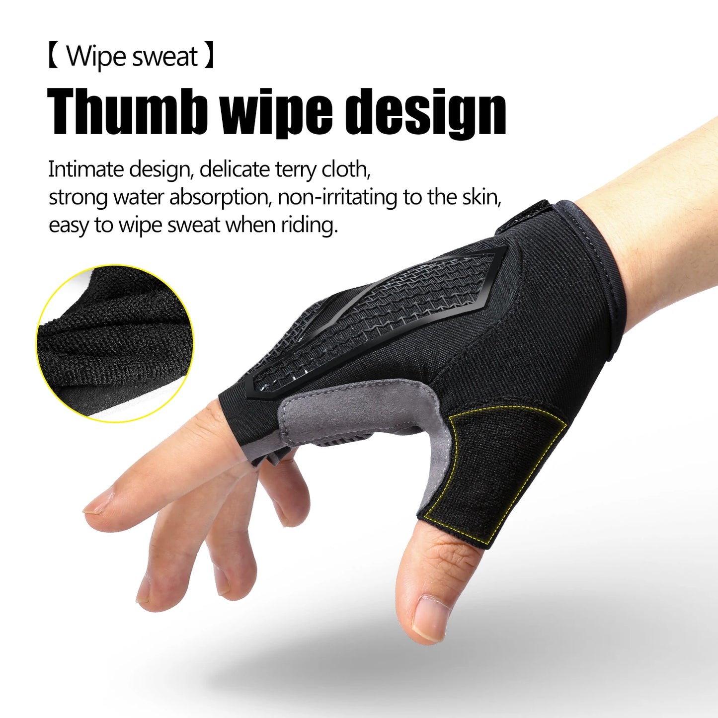 GymGrip Performance Cycling Gloves