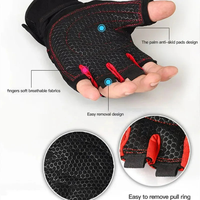 GymGrip Training Gloves – Wrist Support